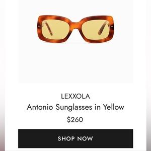 LEXXOLA Antonio Sunglasses Brown Acetate - Unisex - $260.